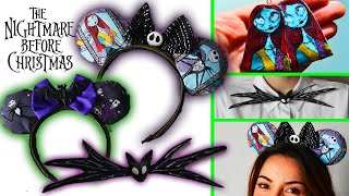 DIY Jack Skellington Bow Tie, Sally Earrings & Nightmare Before Christmas Mickey Ears! by Midnight Crafts 5,788 views 4 years ago 5 minutes, 50 seconds