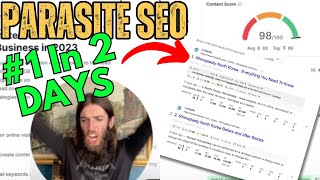 Parasite SEO + AI SEO: How I Outranked Top SEOs In 2 Days With ChatGPT
