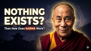 Nothing Exists Then How Does Karma Work Dalai Lama Explains ||#dalailamalesson #trending #peace 