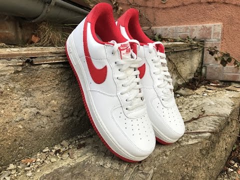 nike air force 1 low retro red