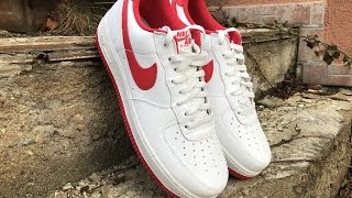 air force 1 retro red and black