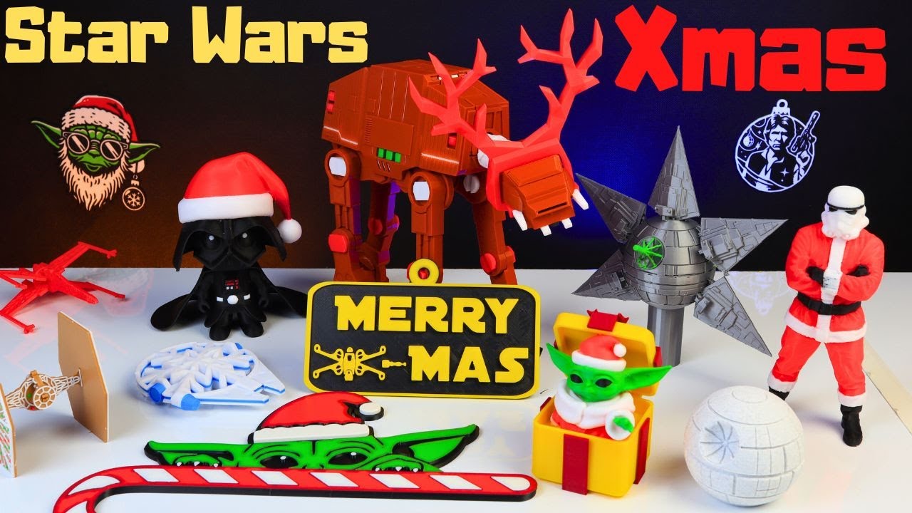 TOP Star Wars Christmas 3D Prints | Creality K2 Pro