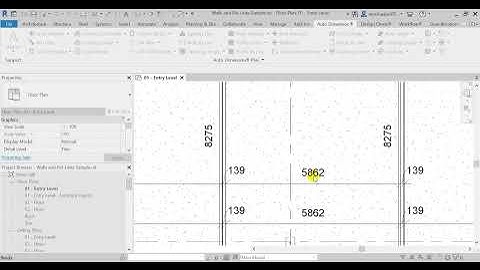 Mastering Walls Automatic Dimensioning in Revit Using Revit