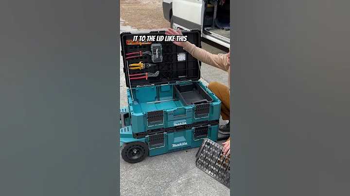 Makita MAKTRAK storage system #toolstorage