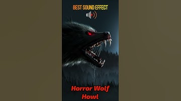 Thumbnail of Horror Wolf Howl Sound Effect #shorts #horrorsounds