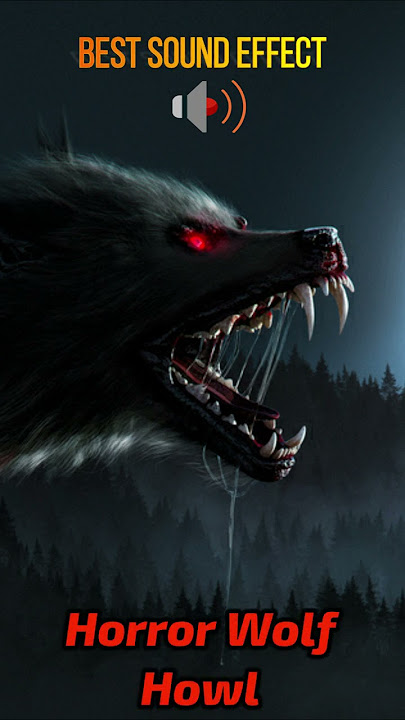Horror Wolf Howl Sound Effect #shorts #horrorsounds