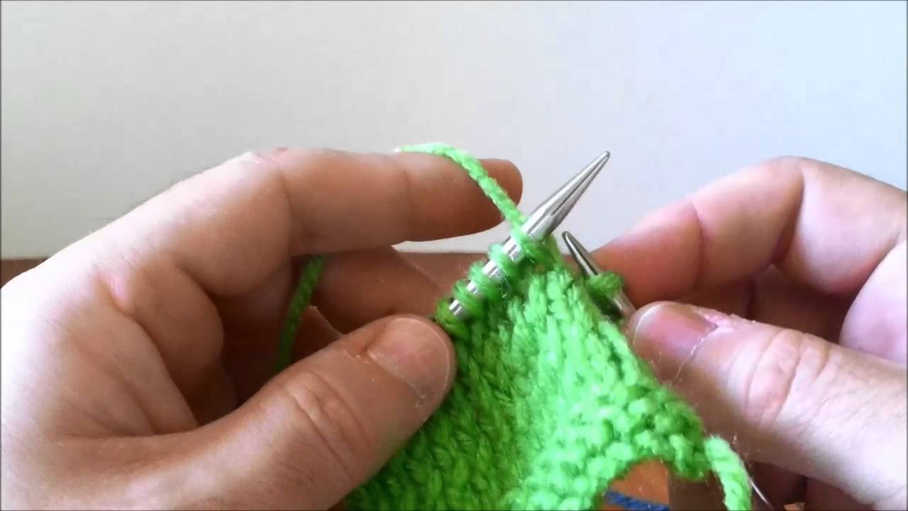 Knit Through the Back Loop - Left Handed - English Style
