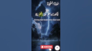 اكتب شيء تؤجر عليه 🤍 🤲🏻 #quran #اسلام #قرآن #راحة_نفسية #سورة_السجدة