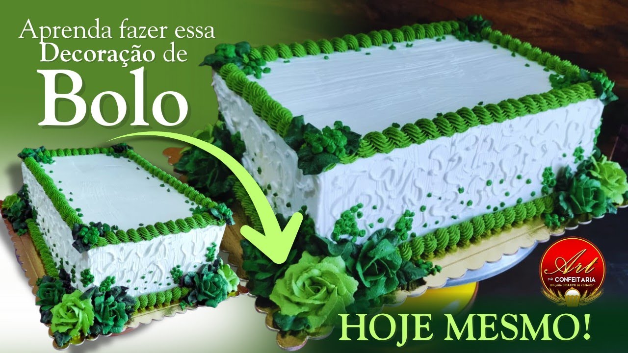 Aprenda fazer essa Decoração de Bolo Hoje mesmo!! 