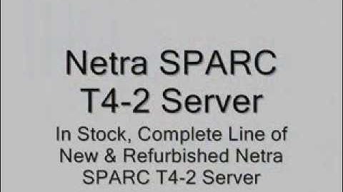Netra SPARC T4 2 Server
