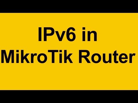 How to enable IPv6 in MikroTik router?