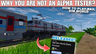 Why You Are Not Alpha Tester Of RAIL SIM WORLD? | Train Side screenshot 2