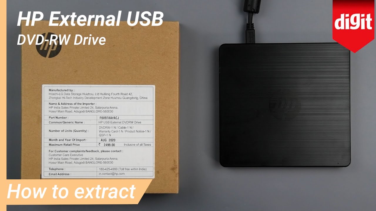  New How To extract a CD DVD from HP External USB DVD RW Drive