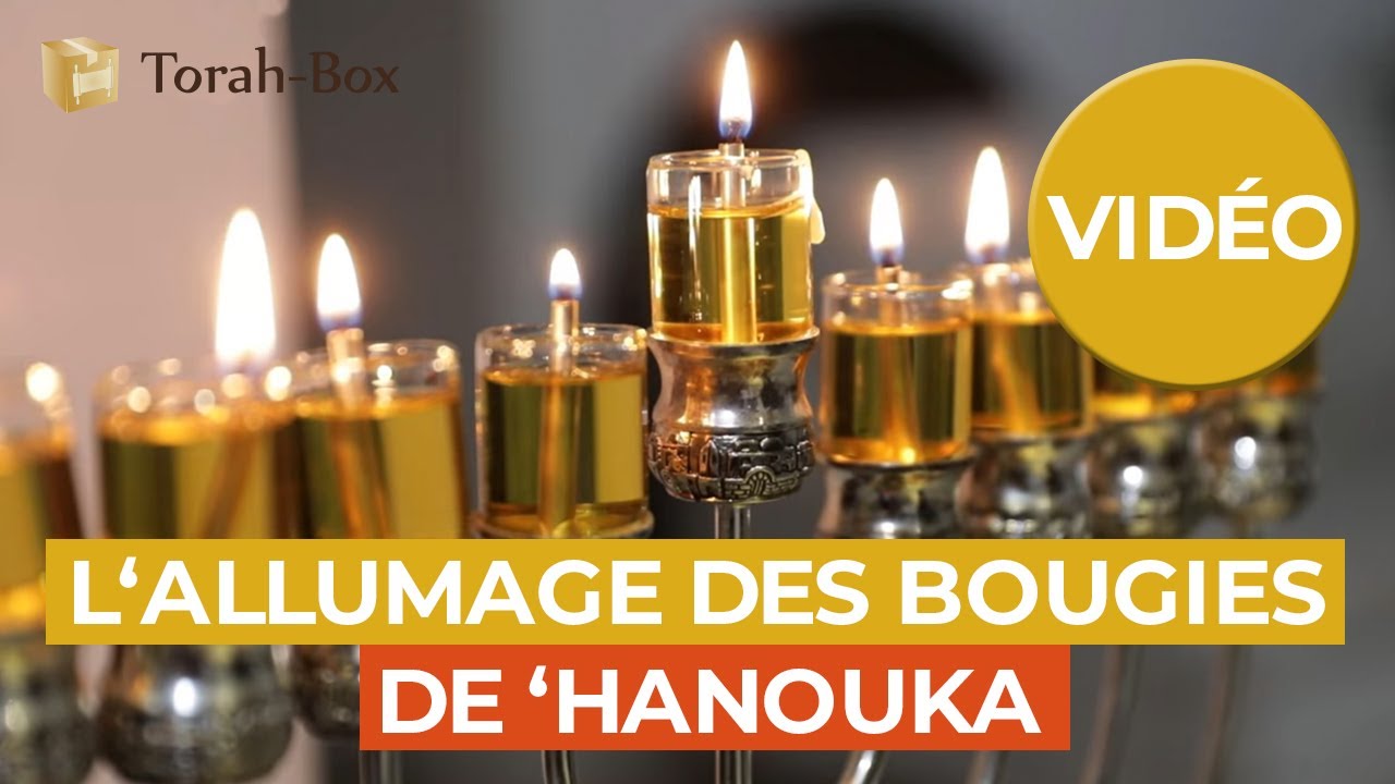 L'allumage des bougies de 'Hanouka