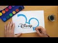 How to draw an old Disney Channel logo