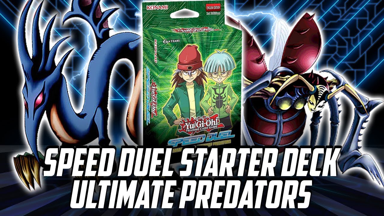 YuGiOh! Speed Duel Ultimate Predators Starter Deck Opening UNBOXING