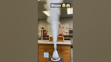 Thumbnail of explosive chemical reaction #shorts #chemicals