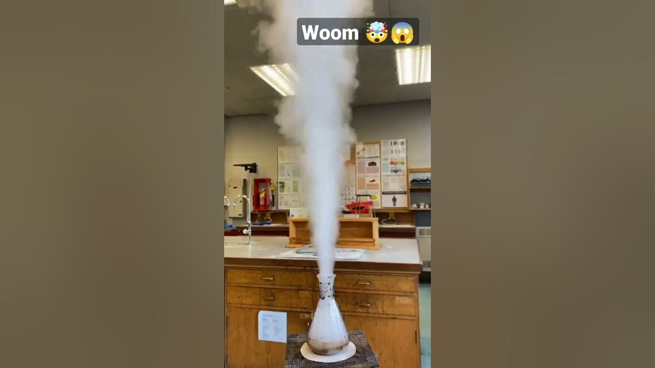 explosive chemical reaction #shorts #chemicals