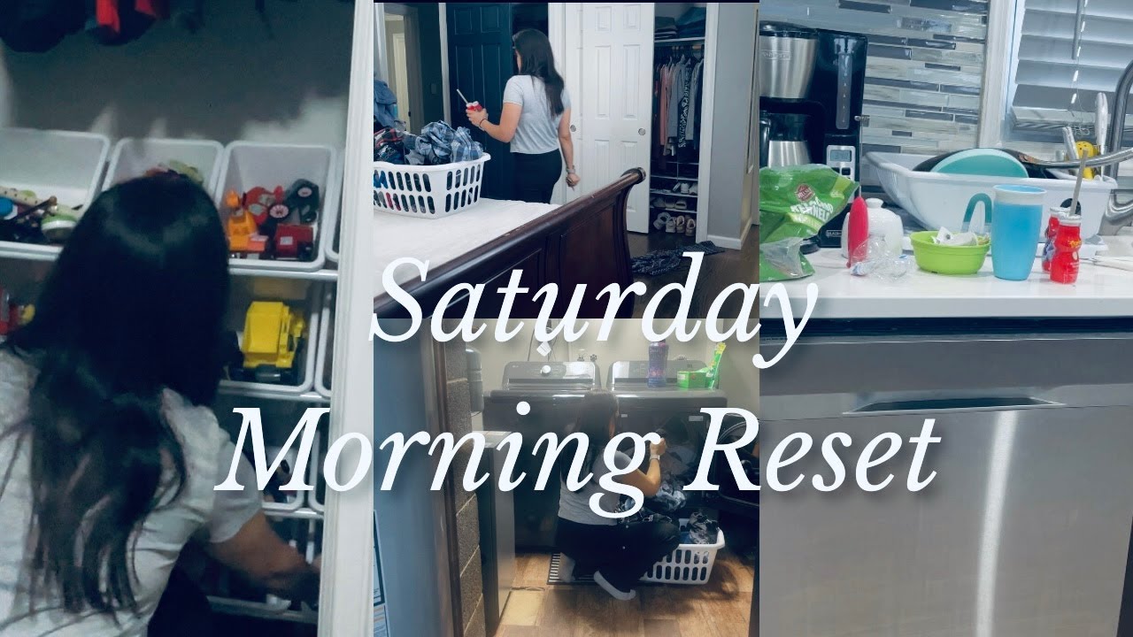 House Reset// Getting it all done Mom of Four// cleaning motivation. CLEAN WITH ME. 