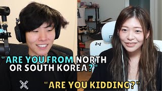 Toast asks Miyoung if she is from North or South Korea