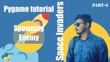 pygame tutorial 6 : Spawning Enemy