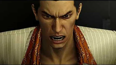 kiryu hits kuze so hard he destroys the quality