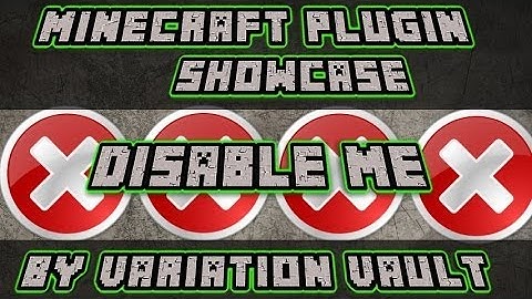 Minecraft Bukkit Plugin - Disable me - Disable plugins with simple commands