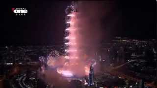 New Year 2014   Burj Khalifa Fireworks 2014