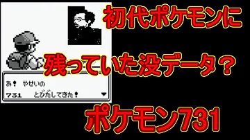 初代ポケモンのプロトタイプ没データを掻い摘んで開発当初の情景を妄想する動画