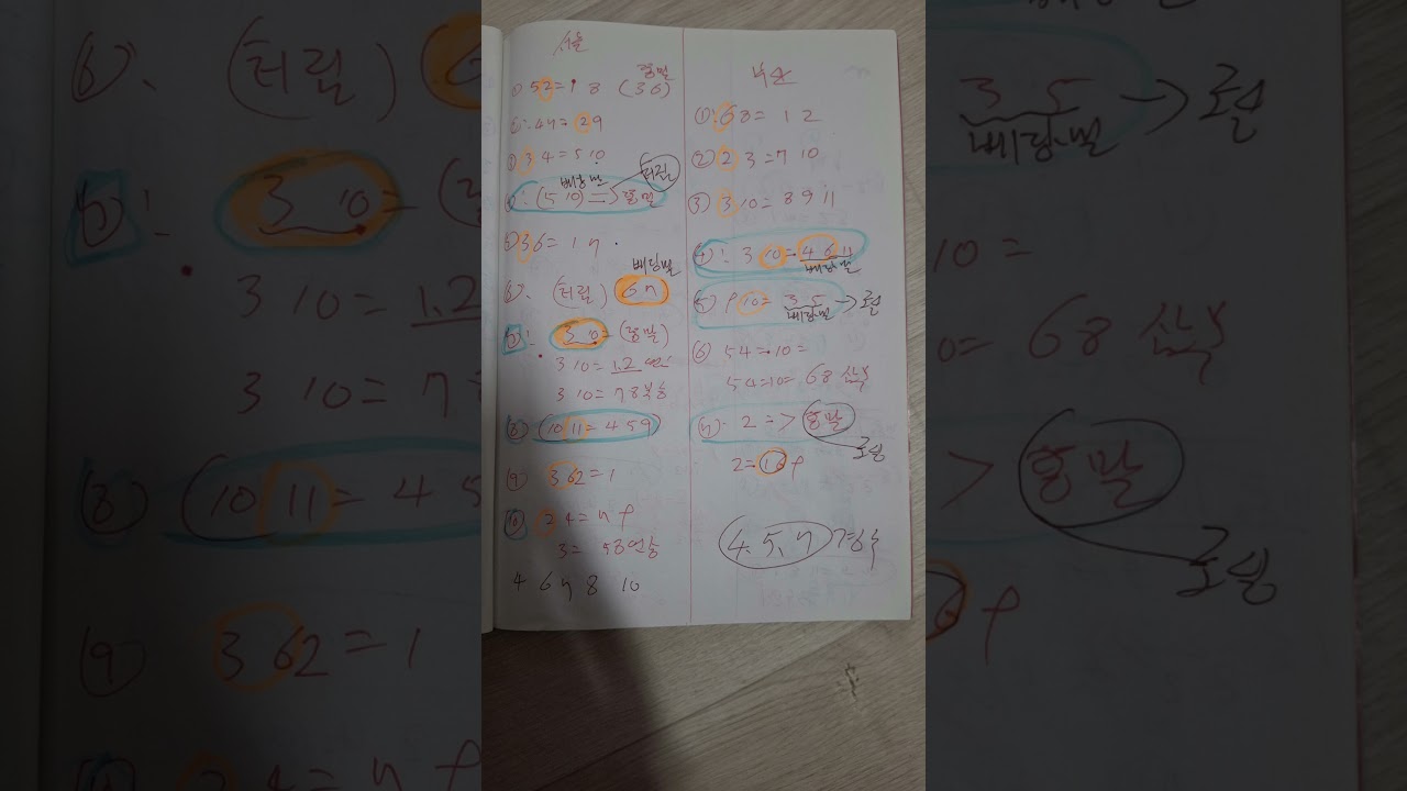 서울4경주조심  7.8.9경주참고부산3.4경주조심