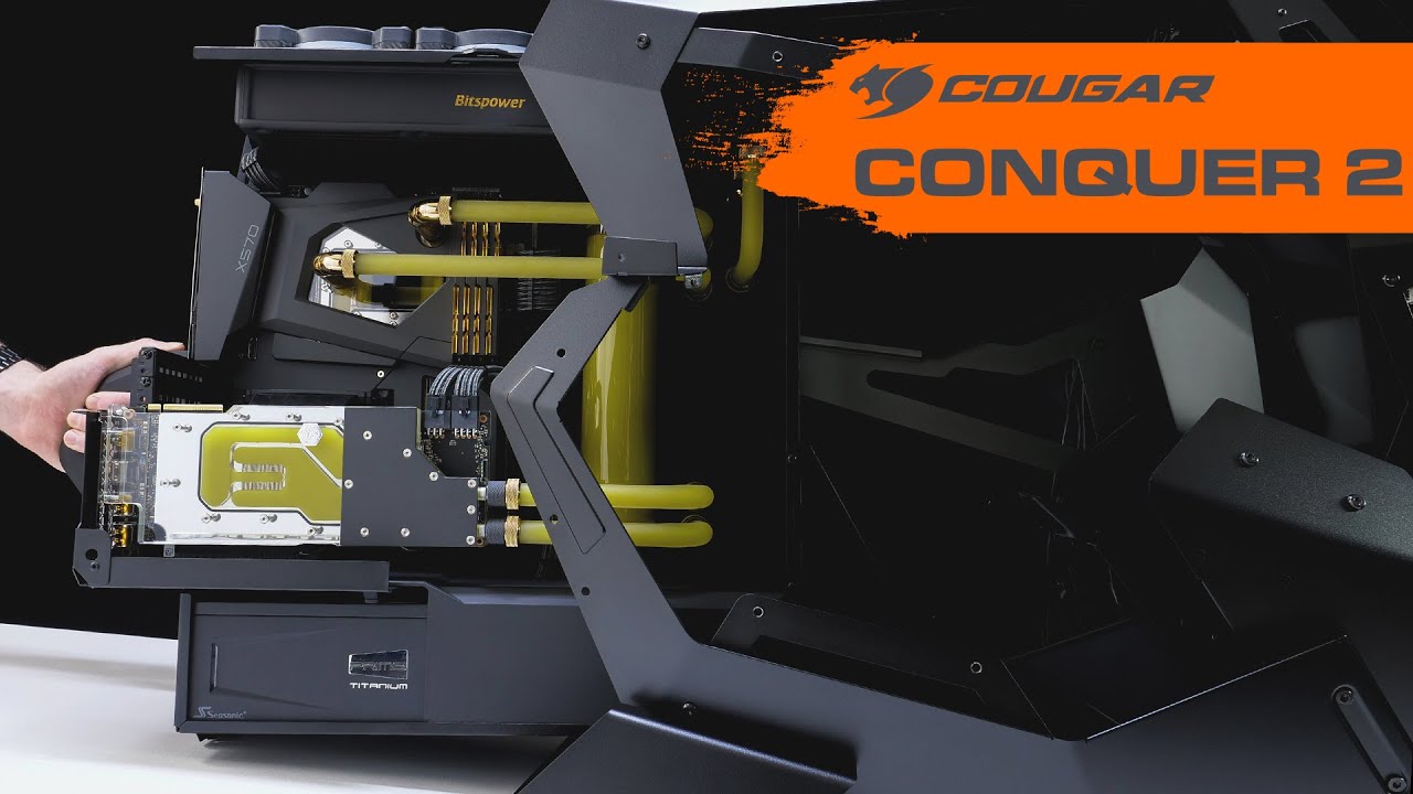 Cougars Conquer PC Chassis and 180Deg Reclining Armor Gaming Chair a  Perfect Fit - Computex 2017 Update