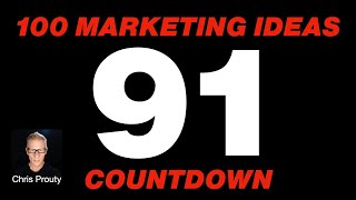 Why is it important to reward loyal customers? - 100 Marketing Ideas Countdown #91