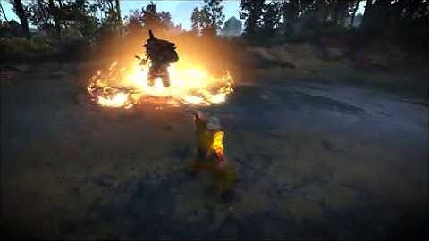 The Witcher 3 - Mod Magic Staff Fighting Showcase (ALPHA)