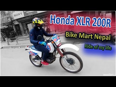 Honda Xlr 0r Test Ride Bike Mart Nepal Ride Of My Life Youtube