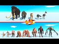 Prehistoric Mammals vs Infernals - Animal Revolt Battle Simulator