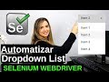 Cómo Automatizar Listas Desplegables con Selenium WebDriver