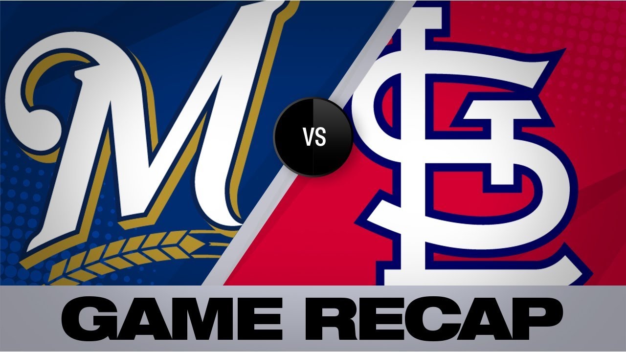 3 Cardinals combine to 1-hit Brewers Brewers-Cardinals Game Highlights 8/19/19