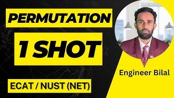 UET Entry Test Preparation Permutation Class 11 Math 1 Shot ECAT/ NET ll ECAT/ NET Math Preparation