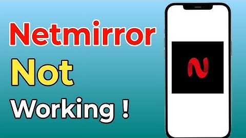 How To fix Netmirror Not Opening Problem || How To Fix Netmirror Blank Screen | 2025