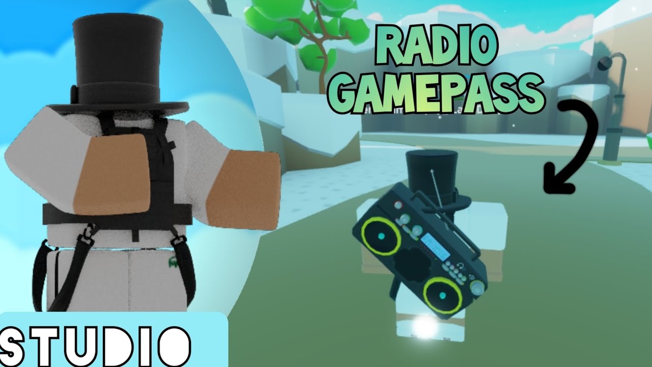Custom Radio Gamepass - Roblox