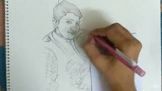 5 Hours In 30 Sec. Pencil Sketch Couple Sketch Time-Lapse