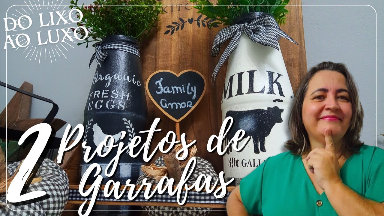 Reciclagem Criativa | 2 Ideias para Transformar Garrafas do Lixo ao ...