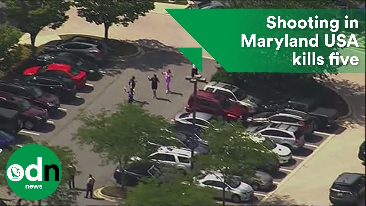 Shooting in Maryland USA kills five - YouTube