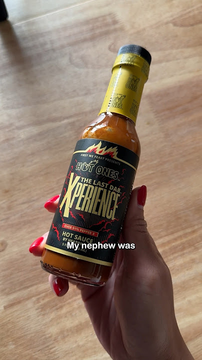 I tried the Pepper X Hot Sauce