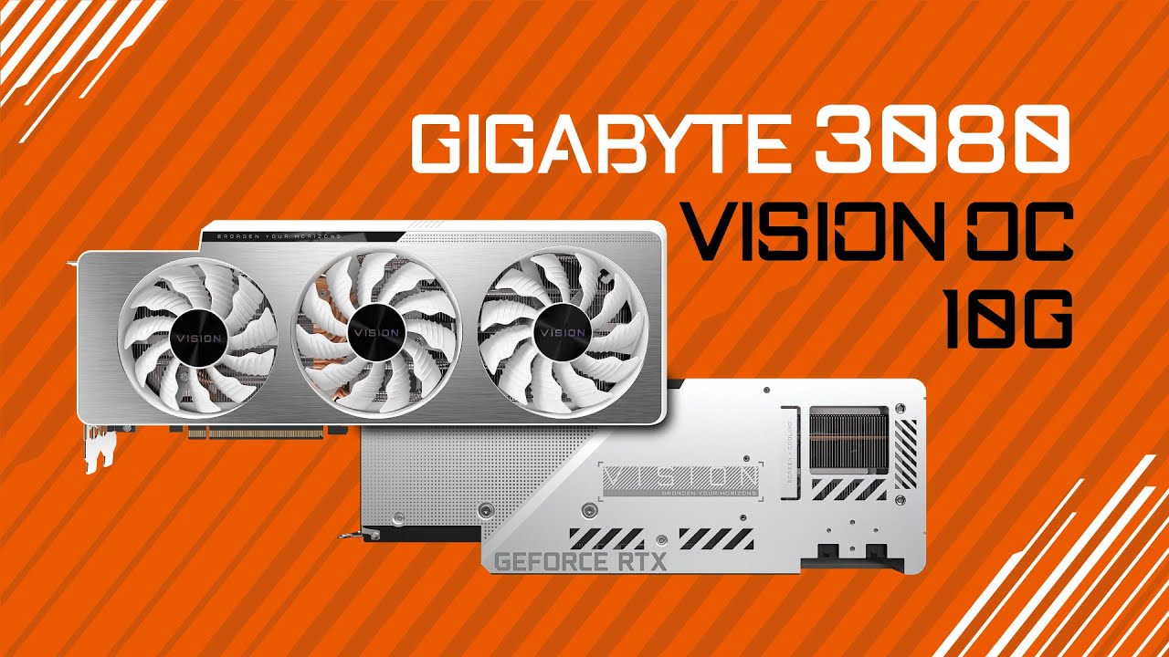 Обзор видеокарты GIGABYTE 3080 VISION OC 10G - YouTube
