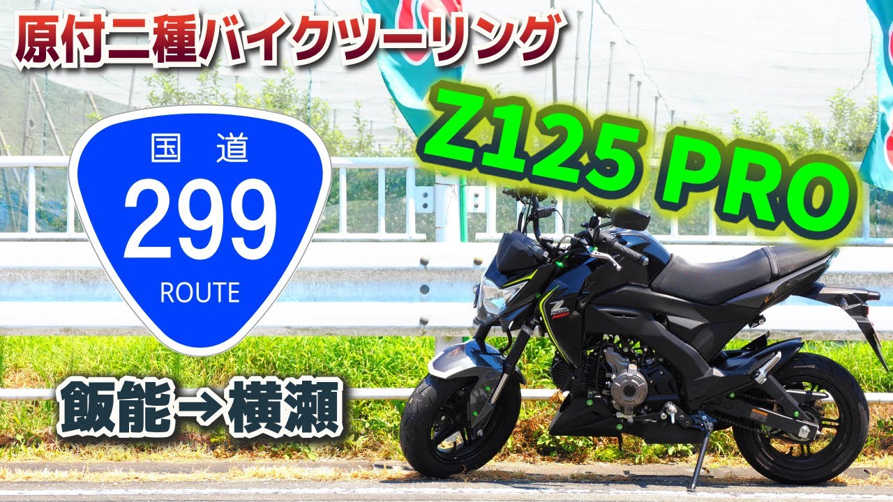 【国道299号】ワインディングロードツーリング 飯能→横瀬【Z125 PRO】