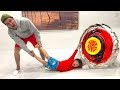 СЕНЯ Хочет ПОБЕДИТЬ! НЕ Поделили Волчки Infinity Nado vs BEYBLADE for kids