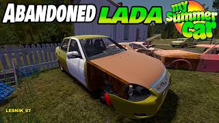 RESTORATION OF AN Abandoned Lada Priora I My Summer Car screenshot 3