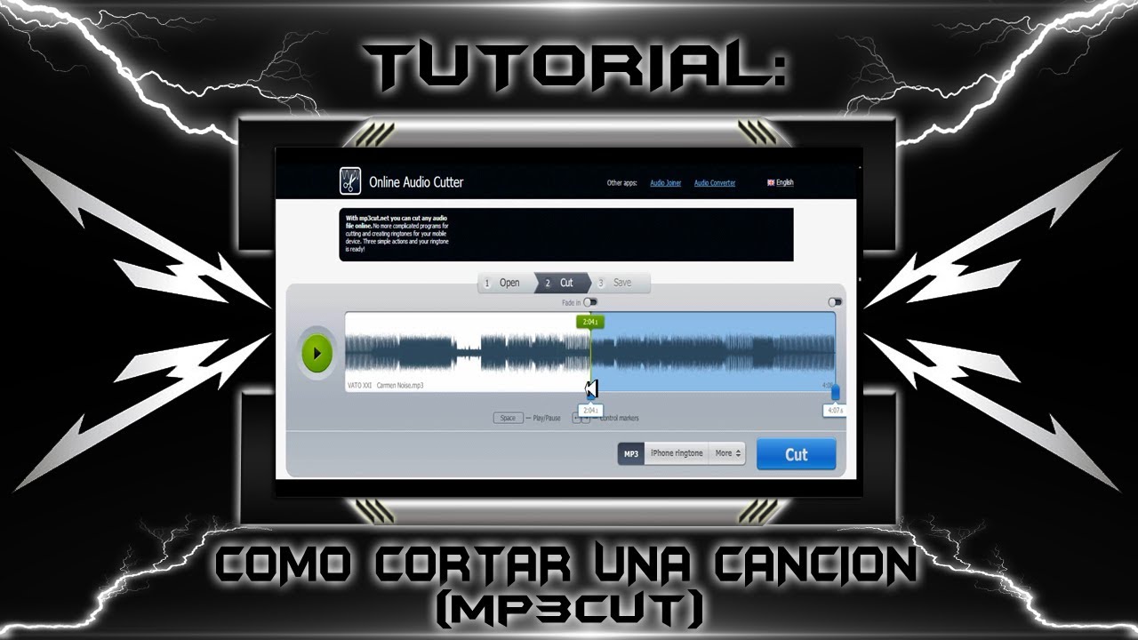 Como Cortar Una Canción Mp3cut 2012 Youtube