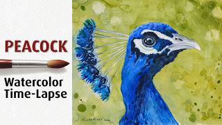 How to Paint a Watercolor Peacock | Easy Step by Step for Beginners screenshot 5